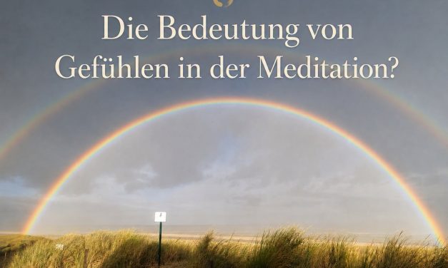 Kostenfreier Online-Vortrag: „Welche Bedeutung haben Gefühle in der sitzenden und bewegten Meditation?“